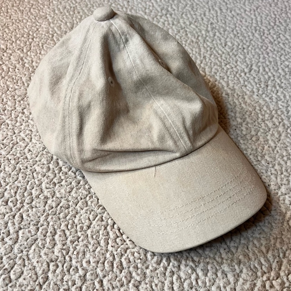 Takeo Kikuchi Tan Khaki Baseball Cap Hat Adult Size Adjustable Comfy Classic